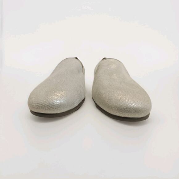 Vionic Willa II Loafers Women’s Size 6 Silver Shimmer Preppy‎ Flats Comfort - Picture 9 of 11